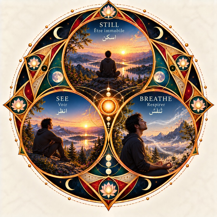 Mandala: Still · See · Breathe